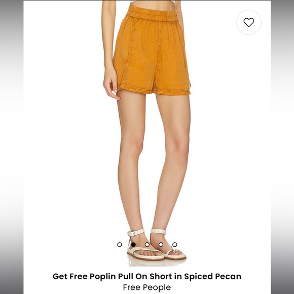 Free People Preppy Poplin Pull On shorts NWT - Picture 2 of 8